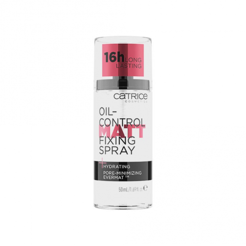 XỊT KHÓA NỀN CỐ ĐỊNH TRANG ĐIỂM CATRICE OIL-CONTROL MATT FIXING SPRAY 16H LONG LASTING 50ML