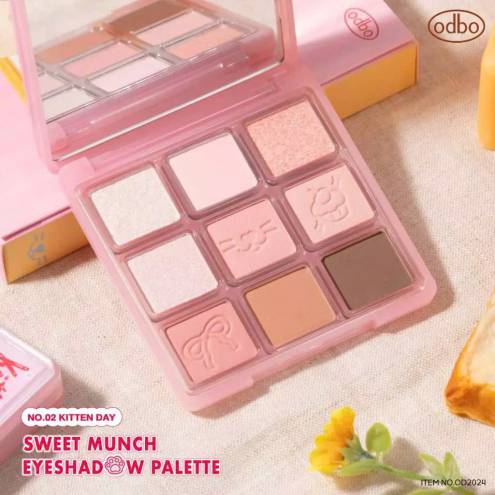 Bảng phấn mắt Odbo 9 ô Sweet Munch Eyeshadow Palette OD2024