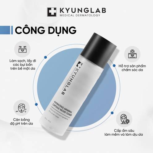 Toner KyungLab Hydrating Mineral Capsule Moist - cấp ẩm làm dịu da