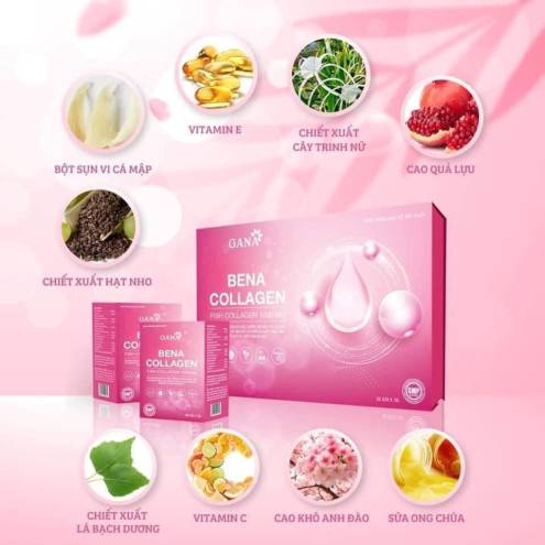 Bổ Sung Collagen Dạng Bột BENA COLLAGEN GANA  