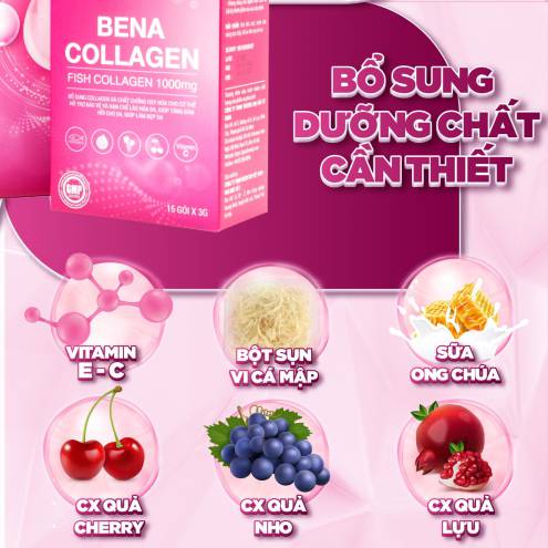 Bổ Sung Collagen Dạng Bột BENA COLLAGEN GANA  