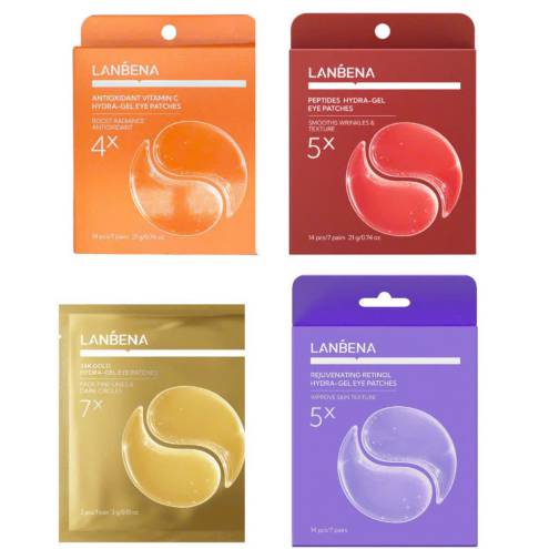 MẶT NẠ MẮT LANBENA 4 MÀU 14 miếng