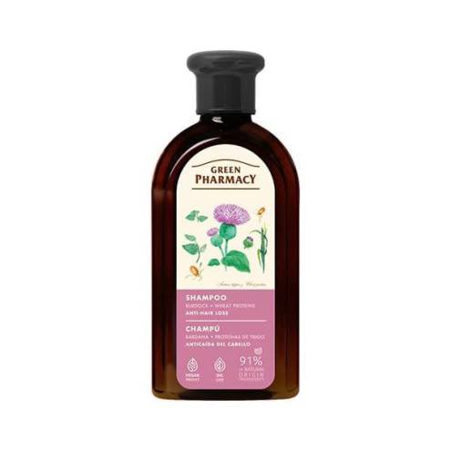 Dầu gội/  xả Green Pharmacy chống rụng tóc cây ngưu bàng và protein lúa mì 300ml