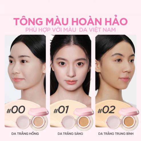 [Hồng] Phấn Nước Judydoll Fresh Matte Cushion