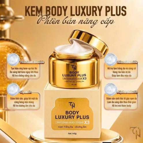 ( MÓP VỎ ) Kem Body Luxury Plus Đông Anh 140g