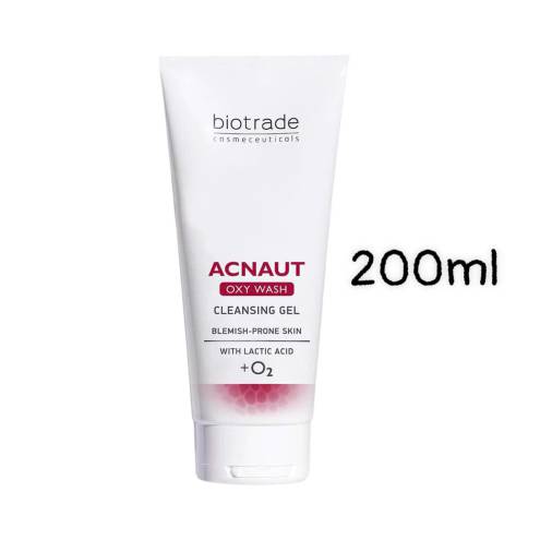 Sữa rửa mặt trị mụn Biotrade Acnaut Oxy Wash Cleansing Gel