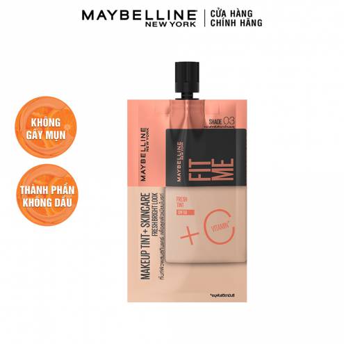 Kem Nền Sáng Da Che Phủ Tự Nhiên Maybelline New York Fit Me Fresh Tint 5ml 