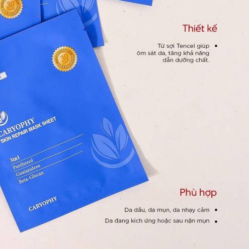 Mặt nạ Caryophy Xanh Dương  1 miếng