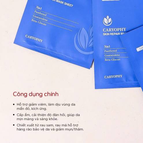 Mặt nạ Caryophy Xanh Dương  1 miếng