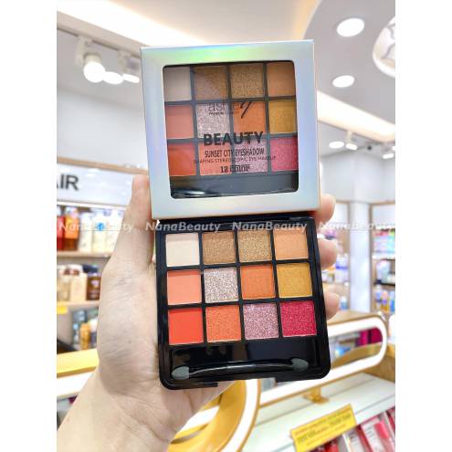 Bảng Phấn Mắt ASHLEY Ashley Beauty Sunset City 