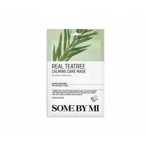 Mặt Nạ Giấy Real Teatree Calming Care Mask Some By Mi 20Gr