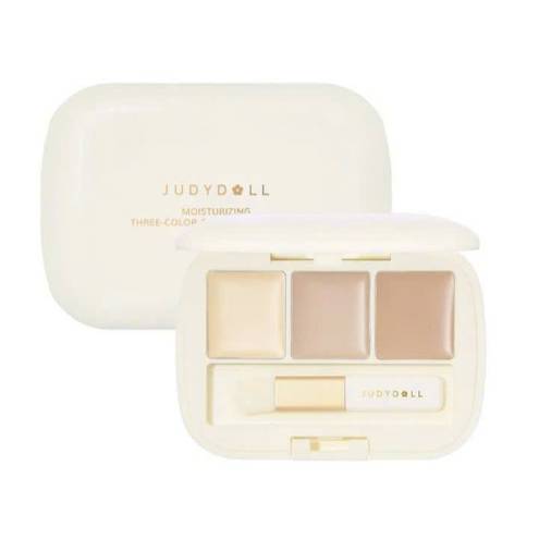 Bảng Che Khuyết Điểm 3 Ô Judydoll Three-Color Concealer Palette Kèm Cọ Che Phủ 2.7g