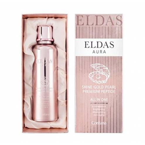 Tinh Chất Tế Bào Gốc Eldas Aura Shine Gold Pearl Premium Peptide All In One 100ml