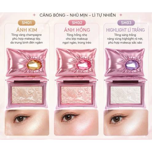 Bắt sáng Cheeryep Pillow Gem Highlight Powder