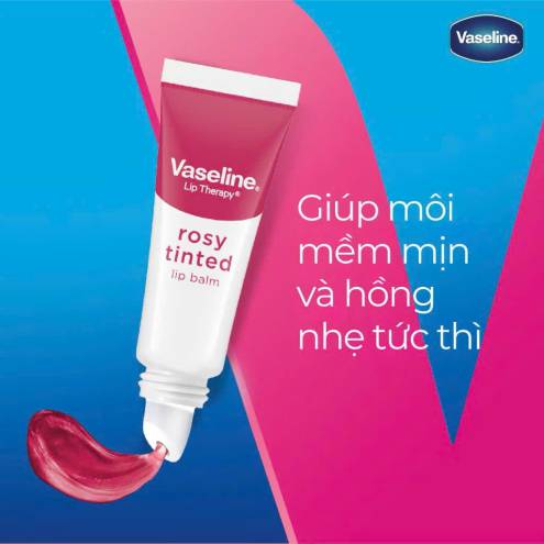 SON DƯỠNG VASELINE LIP THERAPY TINTED LIPS BALM 10G (DẠNG TUÝP)