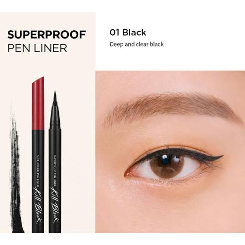 Bút Kẻ Mắt Clio Superproof Pen Liner Kill 0.55ml 