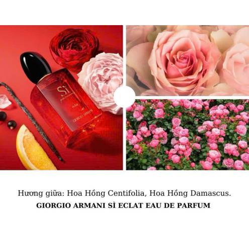 Nước Hoa Nữ Giorgio Armani Sì đỏ Passione Eclat EDP (Chiết 10ml)