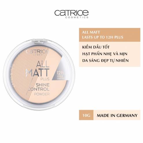 Phấn Phủ Catrice All Matt Plus Shine Control Powder 12H (Mẫu mới) 