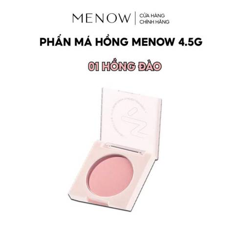 PHẤN MÁ HỒNG MENOW CLOUD SOFT SWEETHEART MONOCHRROME
