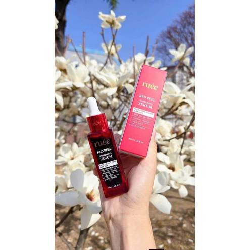 Serum Peel Da RUÉE Hỗ Trợ Làm Sáng Da Red Peel AHA 20% BHA 2% Serum 30ml