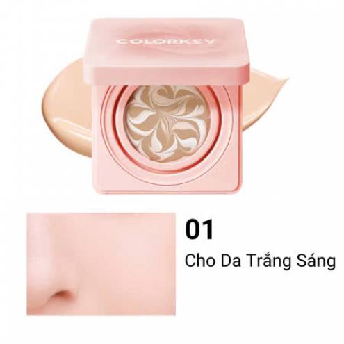 Phấn Tươi Giúp Lớp Nền Mỏng Mịn Colorkey Watery Essence Foundation Balm