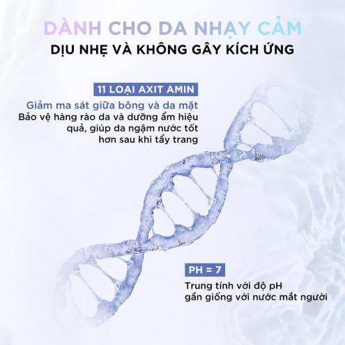 Nước Tẩy Trang Dành Cho Da Nhạy Cảm & Đang Phục Hồi L’Oréal Paris Amino Micellar Water 400ml