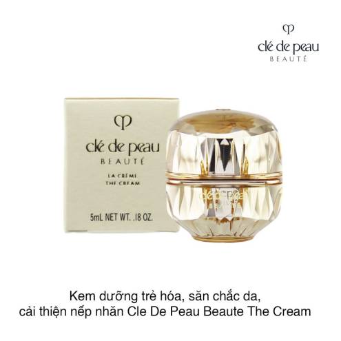 Kem dưỡng trẻ hóa, săn chắc da, cải thiện nếp nhăn Cle De Peau Beaute The Cream 5ml