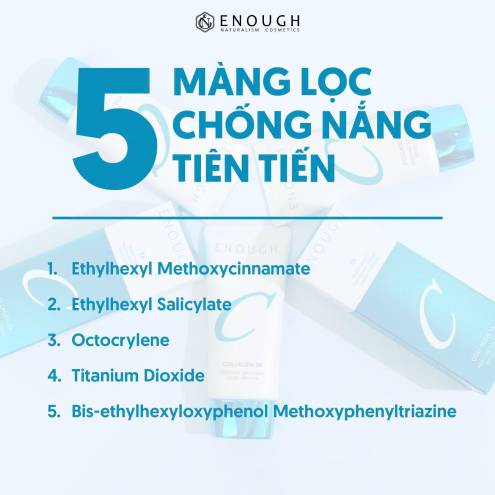 KEM CHỐNG NẮNG COLLAGEN 3X ENOUGH COLLAGEN 3X MOISTURE SUN CREAM 50G