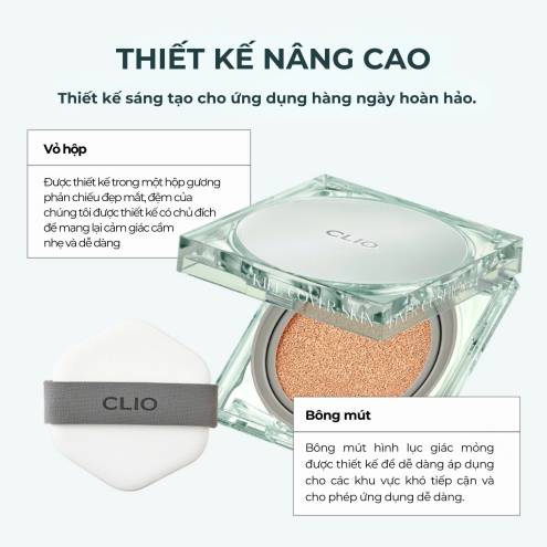 Phấn nước Clio Kill Cover Skin Fixer 5g
