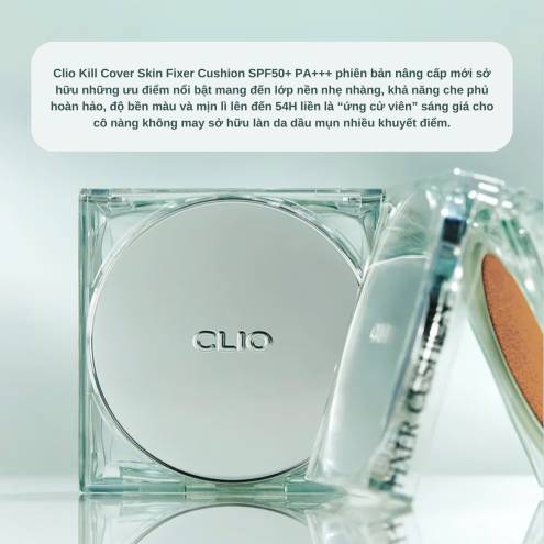 Phấn nước Clio Kill Cover Skin Fixer 5g