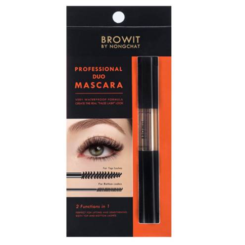Mascara 2 Đầu Làm Dài, Cong Mi Browit By NongChat Professional Duo Mascara