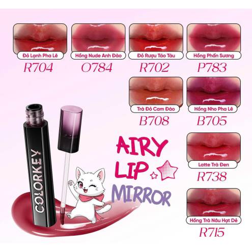Son Tint Bóng Colorkey Airy Lip Mirror 