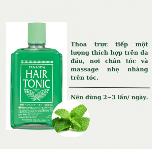 Tinh dầu mọc tóc Yanagiya Hair Tonic Nhật Bản