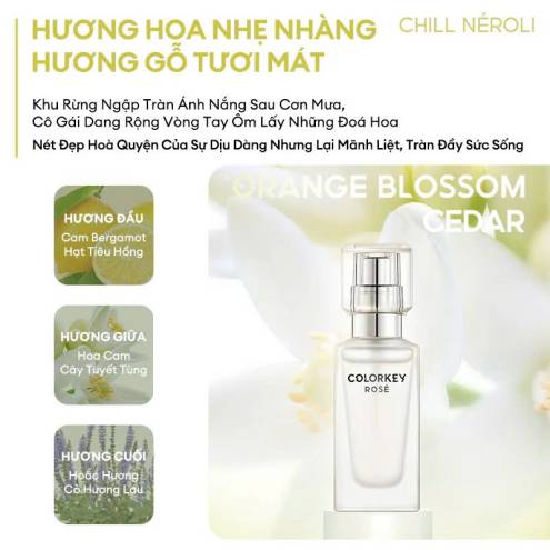 Nước Hoa COLORKEY ROSÉ EAU DE PARFUM 10ml