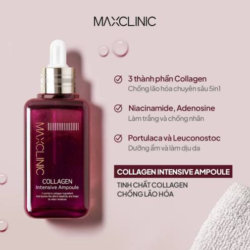 Tinh Chất Collagen Dưỡng Da Và Ngăn Ngừa Lão Hóa Maxclinic Collagen Intensive Ampoule 100ml