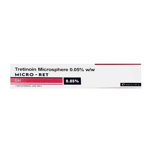 Tretinoin Microsphere Micro Ret 0.025% 0.05% 0.1% Gel - Gel Trị Mụn, Chống Lão Hóa Hiệu Quả