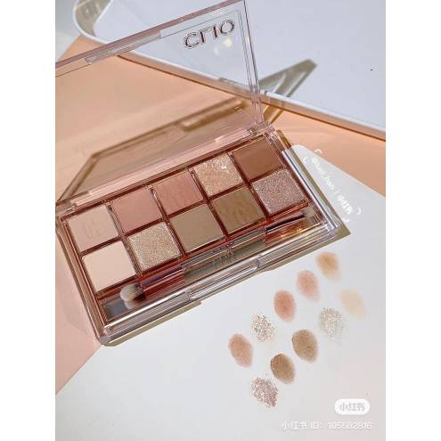 Bảng Phấn Mắt Clio Pro Eye Palette - 12 Autumn Breeze In Seoul Forest