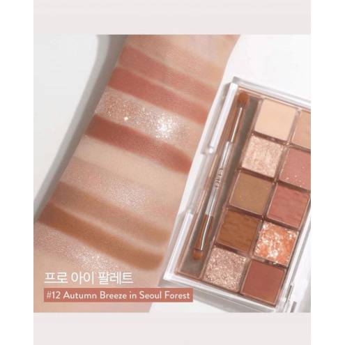 Bảng Phấn Mắt Clio Pro Eye Palette - 12 Autumn Breeze In Seoul Forest