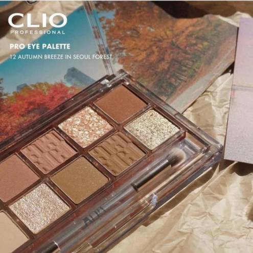 Bảng Phấn Mắt Clio Pro Eye Palette - 12 Autumn Breeze In Seoul Forest