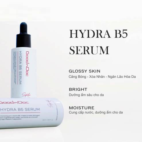 Serum GoodnDoc Hydra B5 Serum Phục Hồi Dưỡng Ẩm Dưỡng Sáng Cấp Ẩm Da (50ml)