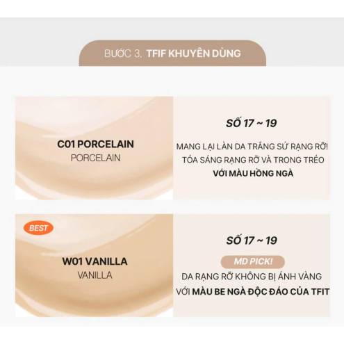 Cushion TFIT Layering Fit Glow Ex SPF50+PA++++ 15gr 