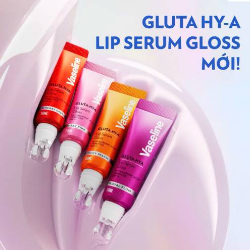 Son Dưỡng Có Màu Dạng Serum Vaseline Gluta-Hya Lip Serum Gloss