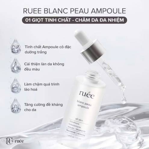 Serum Dưỡng Sáng Da RUÉE Blanc Peau Ampoule Serum 50ml