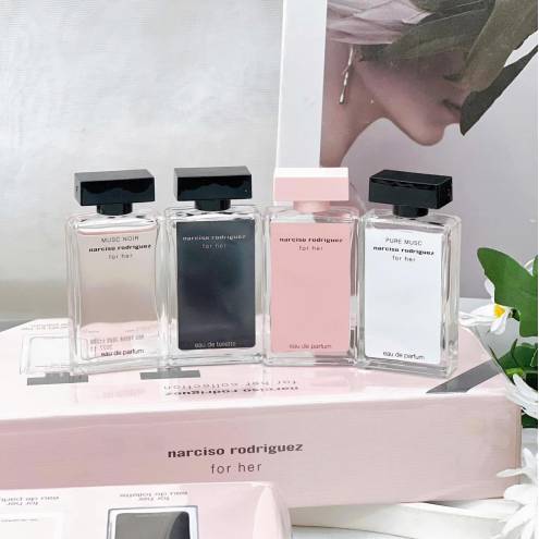 Set Nước Hoa Nữ Narciso Rodriguez 4 Chai Mini