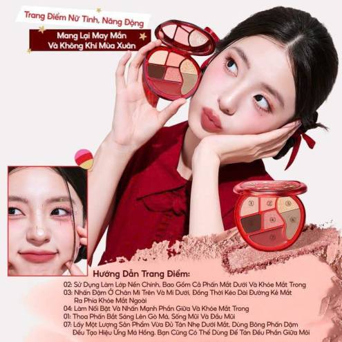 Bảng Phấn Mắt Colorkey Đa Năng 7 Trong 1 Tiện Lợi Playful Color Multi Palette 04