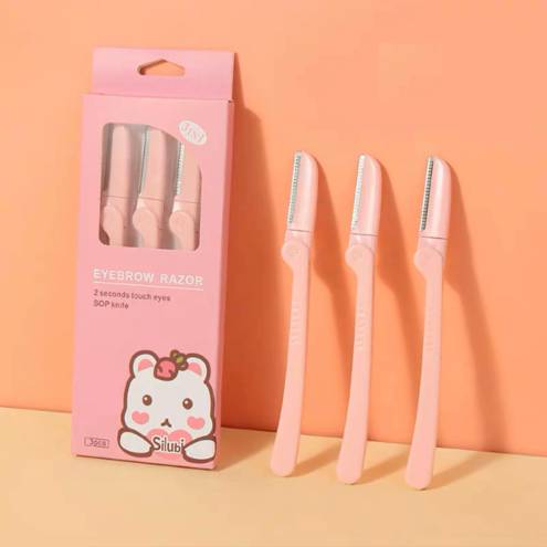 Dao cạo chân mày Silubi (Set 3 cây)