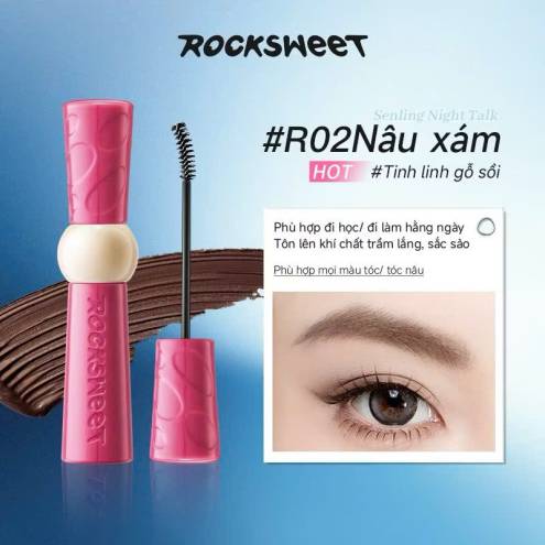 Mascara Chuốt Mày Eyebrow Tint Rock Sweet Mẫu Mới 2.0