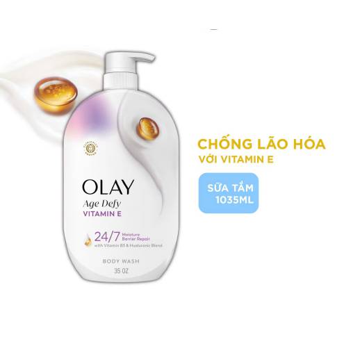 Sữa tắm OLAY dưỡng da 1.03L nhiều mùi hương, cải thiện da sáng khỏe sau 14 ngày