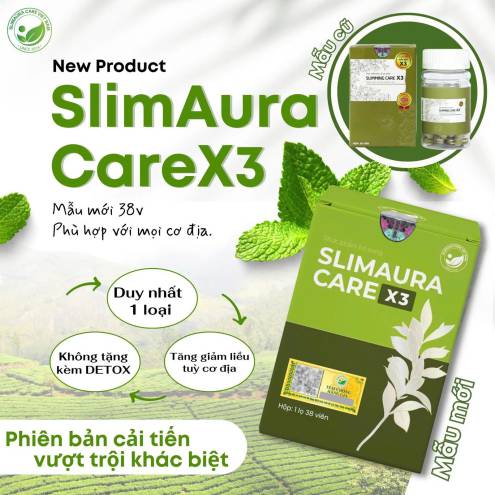 Viên Uống SlimAura Care X3 ( 38v)
