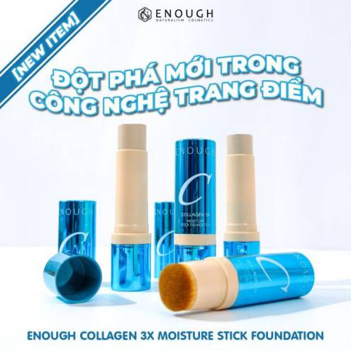 Kem Nền Che Khuyết Điểm Dạng Thỏi Enough Collagen 3in1